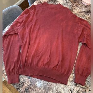 Pronto Uomo Burnt Orange Crewneck Sweater